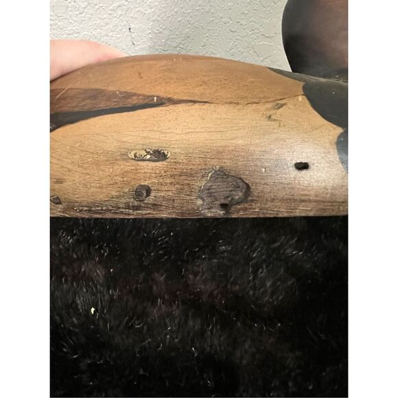 Vintage Tom Taber Wood Duck Decoy Wooden Carved Painted Signed - Picture 9 of 12